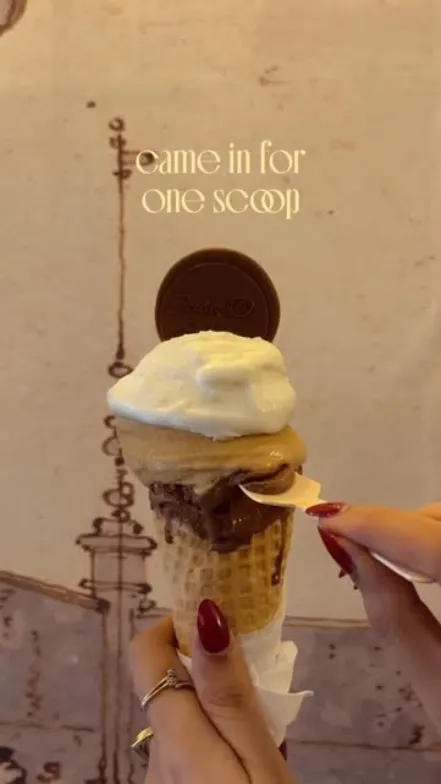Gelato cone from Casa Di Gelatos
