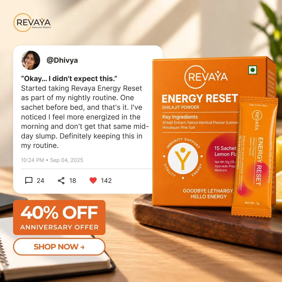 Revaya: Testimonial with offer